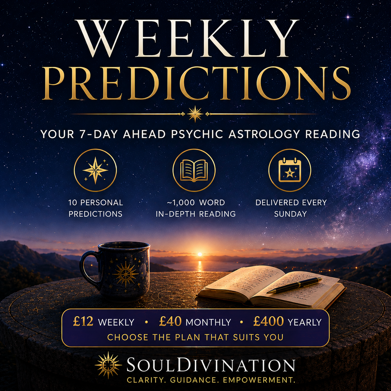 Weekly Predictions